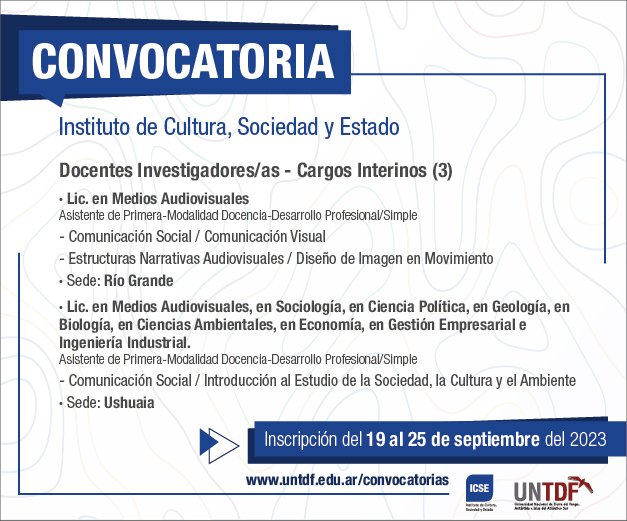 Convocatoria ICSE